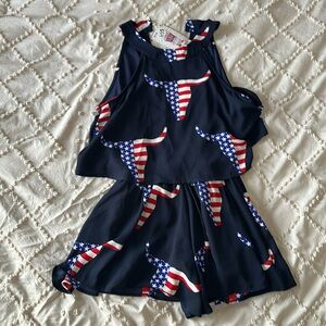 USA Steerhead Romper